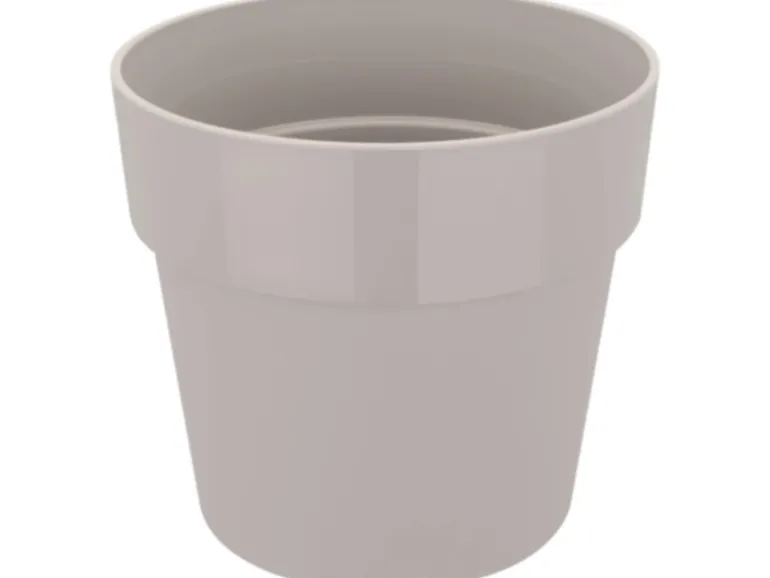 Elho Blumentopf B.for Original Mini Ø 7 cm x 6 cm Warmes Grau