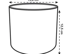 Elho Blumentopf B.For Soft Rund Ø 13,8 cm Weiß