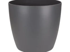 Elho Blumentopf Brussels Rund Mini Ø 9,5  anthrazit