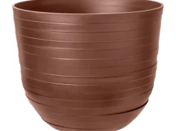 Elho Blumentopf Fuente Rings Ø 30 cm x 24 cm Rostbraun