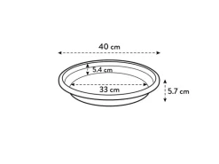 Elho Universal-Untersetzer Ø 40 cm x 6 cm Terrakotta
