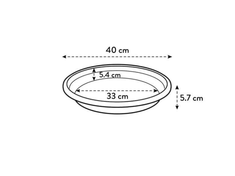 Elho Universal-Untersetzer Ø 40 cm x 6 cm Terrakotta