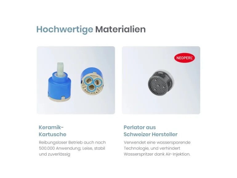 Emke Badewannenarmatur Chrom mit Auslauf Mischbatterie Badewanne Brausebatterie Einhand Wannenbatterie