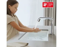 Emke Wasserhahn Bad 222 x 200 x 76 mm Chrom Wasserhahn Waschtischarmatur Mischbatterie