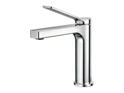 Emke Wasserhahn Waschbeckenarmaturen 195 x 173 x 46 mm Verchromt Mischbatterie Küchenarmatur mit Luftsprudler