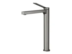 Emke Wasserhahn Waschbeckenarmaturen 335 x 233 x 46 mm Anthrazit Mischbatterie Küchenarmatur mit Luftsprudler