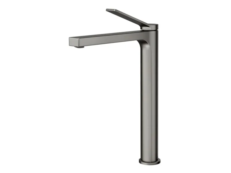 Emke Wasserhahn Waschbeckenarmaturen 335 x 233 x 46 mm Anthrazit Mischbatterie Küchenarmatur mit Luftsprudler