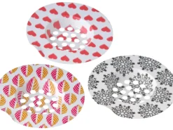 Fackelmann Abflusssieb Ø 38 mm Bedruckt 3 Stück