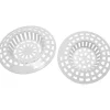 Fackelmann Abflusssieb 6 cm u. 7 cm Weiß 2 Stück