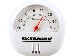 Fackelmann Thermometer mit Magnet 6 cm Weiß