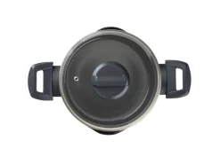 Fackelmann Topf mit Deckel Statement 20 cm Keramik