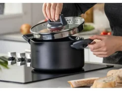 Fackelmann Topf mit Deckel Statement 20 cm Keramik