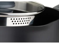 Fackelmann Topf mit Deckel Statement 20 cm Keramik