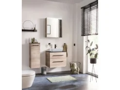 Fackelmann Waschbeckenarmatur Oxford 16 cm Schwarz Matt