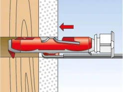 Fischer Kippdübel Duotec 10 S PH mit Panhead Schraube je 2 Stück