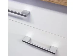 Flex-Well Classic Büroküche Florida 210 cm Weiß-Sonoma Eiche