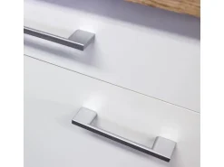 Flex-Well Classic Büroküche Florida 210 cm Weiß-Sonoma Eiche