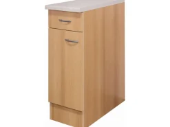 Flex-Well Classic Küchen-Unterschrank Nano 30 cm Buche Nachbildung