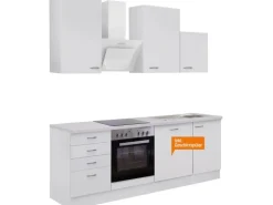 Flex-Well Classic Küchenzeile Wito 220 cm Weiß