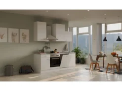 Flex-Well Classic Küchenzeile Wito 220 cm Weiß