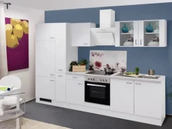 Flex-Well Classic Küchenzeile Wito 300 cm Weiß