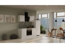 Flex-Well Classic Küchenzeile Wito 220 cm Weiß