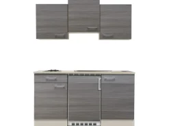 Flex-Well Classic Singleküche Pinea 150 cm Pinie Nougat - Champagner