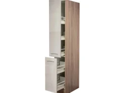 Flex-Well Exclusiv Apothekerhochschrank Orlando 30cm Kaschmir glanz-Sonoma Eic