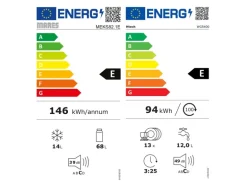 Flex-Well Exclusiv Büroküche Valero 210 cm Hochglanz Weiß-Sonoma Eiche