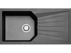 Flex-Well Exclusiv Küche 1701-017sWS Cara 220 cm Schilfgrün matt - Artisan Eiche