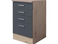 Flex-Well Exclusiv Küchen-Auszugschrank Morena 50cm Basaltgr.-San Remo