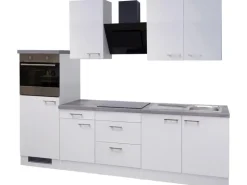 Flex-Well Exclusiv Küchenzeile Joelina 270 cm Weiß
