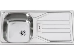 Flex-Well Exclusiv Küchenzeile 1601-036 Lund 210cm Lichtgrau glänzend -Rauchgrau