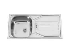 Flex-Well Exclusiv Küchenzeile Cara 310 cm Schilfgrün matt - Artisan Eiche