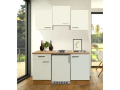 Flex-Well Exclusiv Singleküche Vintea 150 cm Magnolia-Lancelot Oak