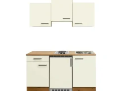 Flex-Well Exclusiv Singleküche Vintea 150 cm Magnolia-Lancelot Oak