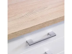 Flex-Well Küchenzeile 210 cm ohne E-Geräte Florida Weiß - Sonoma Eiche