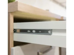 Flex-Well Küchenzeile 210 cm ohne E-Geräte Florida Weiß - Sonoma Eiche