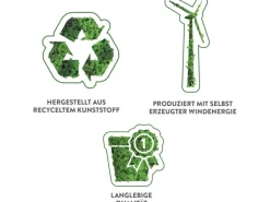 Florus Pflanzkasten-Untersetzer Universal 40 cm braun