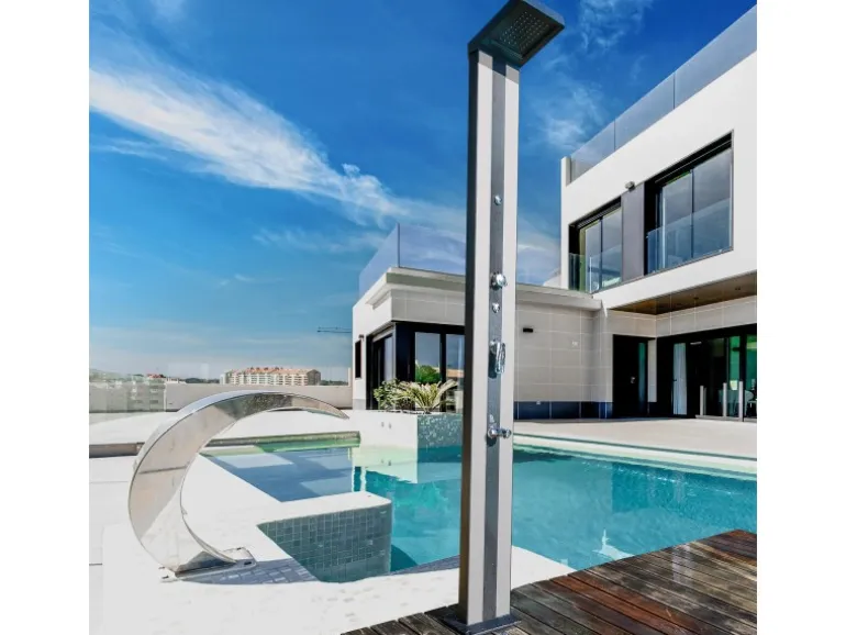 Gre Aluminium-Solardusche Luxe 38 l