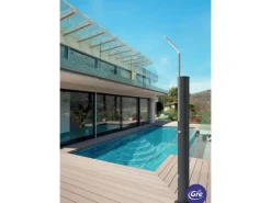 Gre Solardusche Aluminium 30 l Schwarz