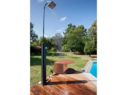 Gre Solardusche aus Aluminium 18 l Schwarz