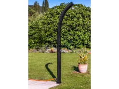 Gre Solardusche Gebogen aus PVC 22 l Schwarz