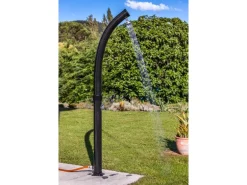 Gre Solardusche Gebogen aus PVC 22 l Schwarz