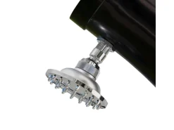 Gre Solardusche Gebogen aus PVC 22 l Schwarz