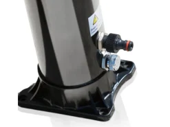 Gre Solardusche Gebogen aus PVC 22 l Schwarz