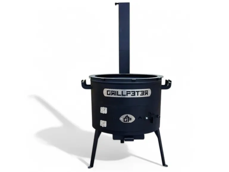 Grillpeter Utschak Asamat mit Abzugsrohr D40 cm Feuerofen für Kazan 10-16 Liter Uchag