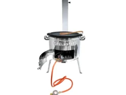 Grillpeter Utschak Set MultiFlame mit Kazan 12L und Grilldeckel aus Gusseisen