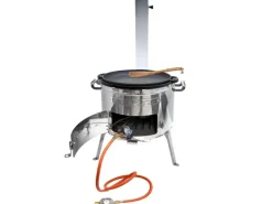 Grillpeter Utschak Set MultiFlame mit Kazan 12L Pfanne-Deckel