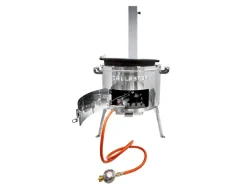 Grillpeter Utschak Set MultiFlame mit18l Kazan und Pfanne-Deckel aus Gusseisen